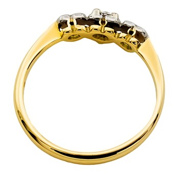 18ct gold Diamond 3 stone Ring size N